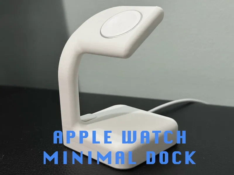 Minimal Apple Watch Charging Stand (Hidden Cable)
