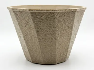 Crystal Voronoi Planter – Organic Geometric Design