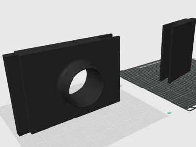 4 Inch Window Exhaust Insulation Housing Bracket