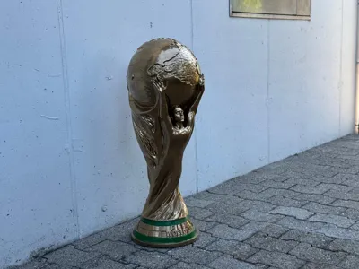 The tallest FIFA World Cup Trophy ever