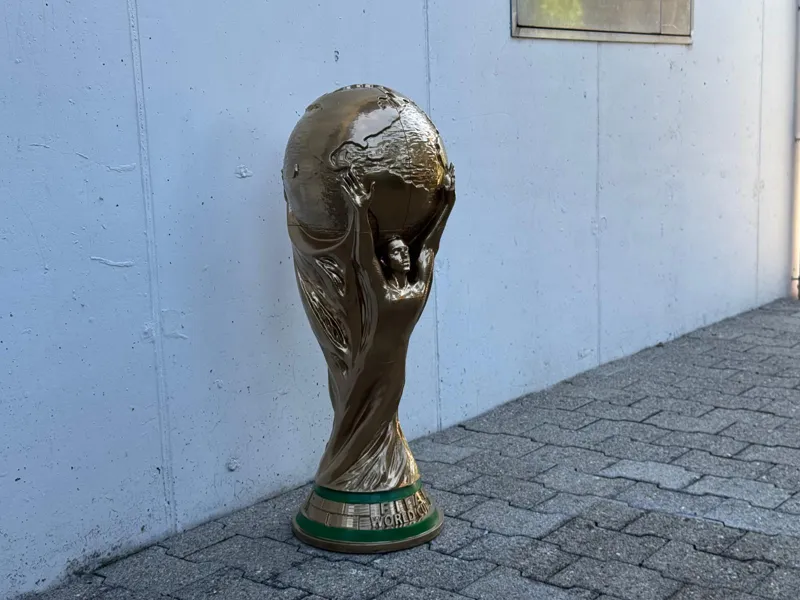 The tallest FIFA World Cup Trophy ever