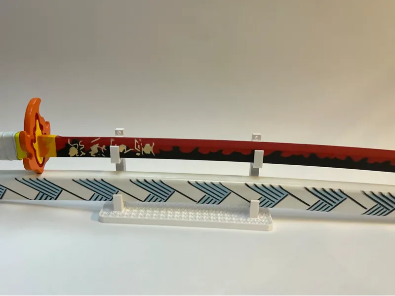 Unsheathed Katana Shelf Holder