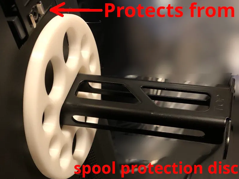 Spool protection disc for external spool holder P1P/S/X1C - Disco di protezione per bobina esterna