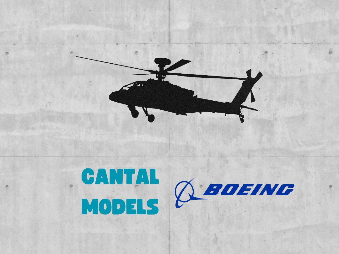 AH-64 APACHE ATTACK HELICOPTER #2 | 2D WALL ART
