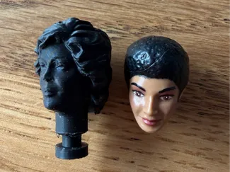 Uhura Aktionfigur Kopf