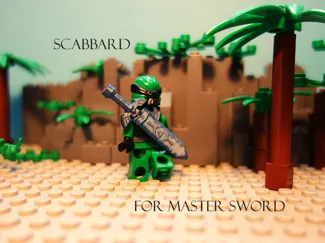 SCABBARD for Master Sword for Minifigure