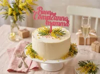 Topper de gâteau « Joyeux anniversaire maman » — photo 3
