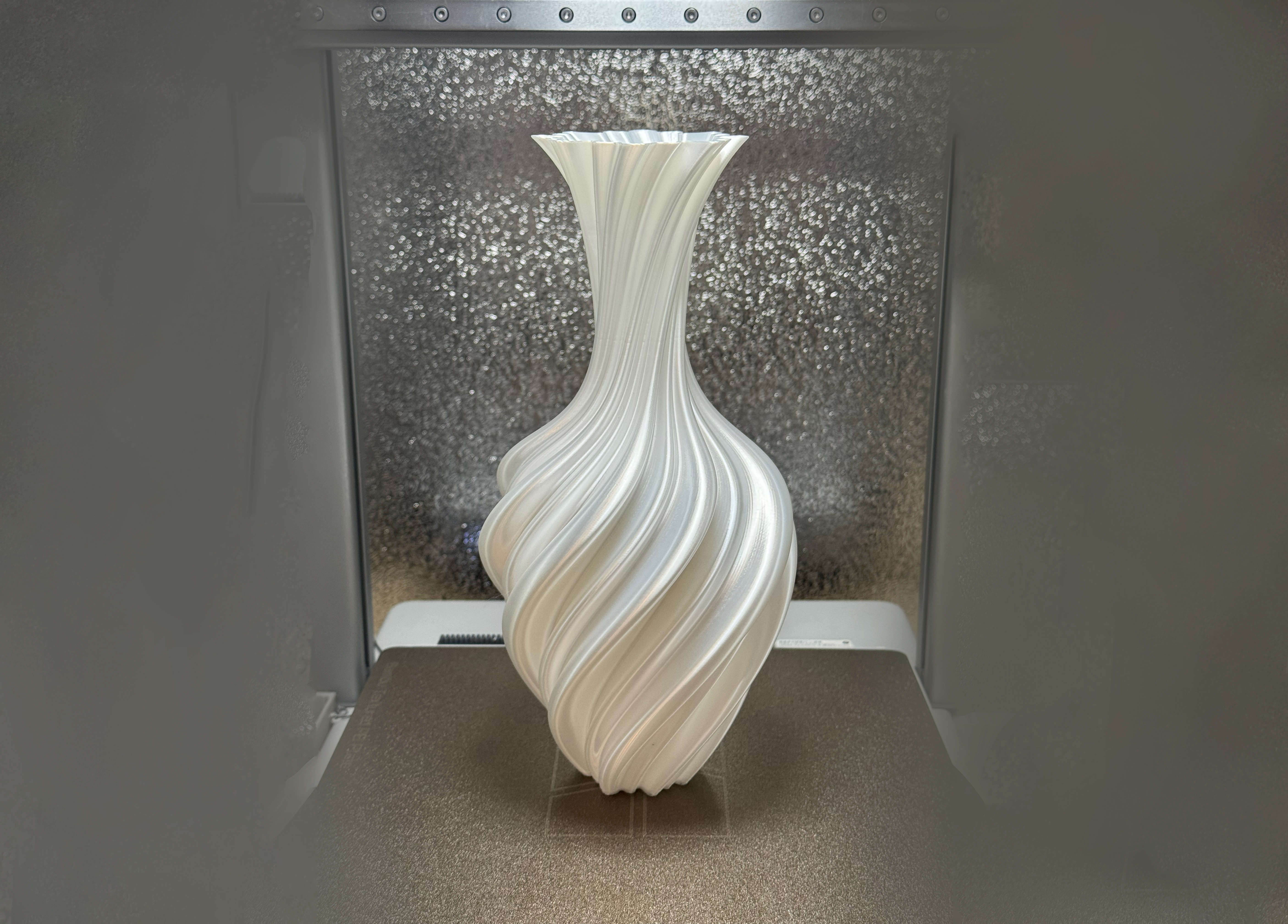 Miniatura 2 do modelo 3D 丝绸花瓶（加重，不漏水）