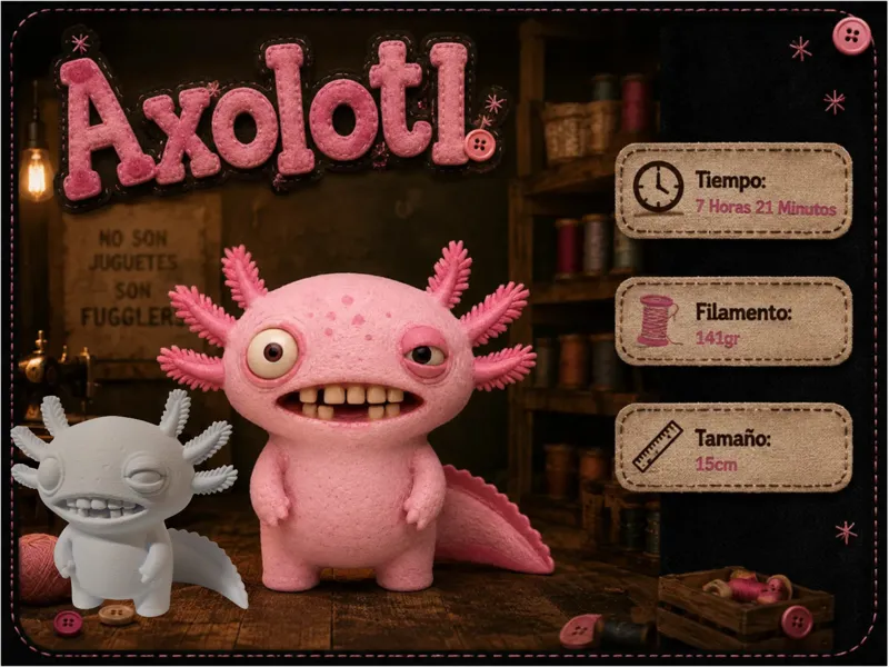 Axolotl - Fuggler Piel difusa