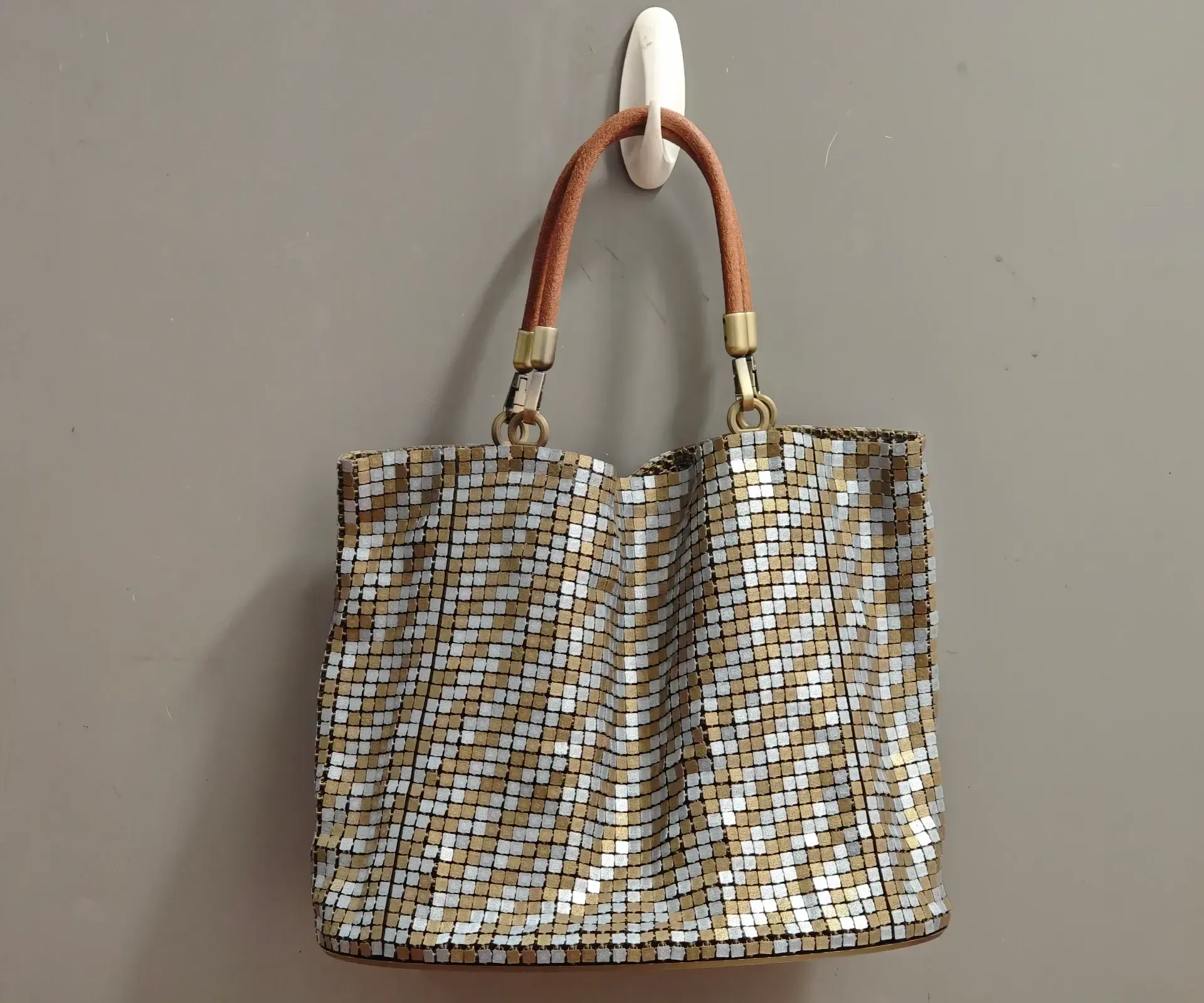 Miniatura 9 do modelo 3D Flex Fabric Tote 锁子甲手提包