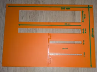 Briefmaß Briefschablone Deutsche Post