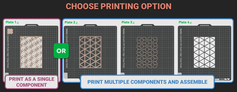Kumiko Frame Creator (Parametric) by Paper View MakerWorld