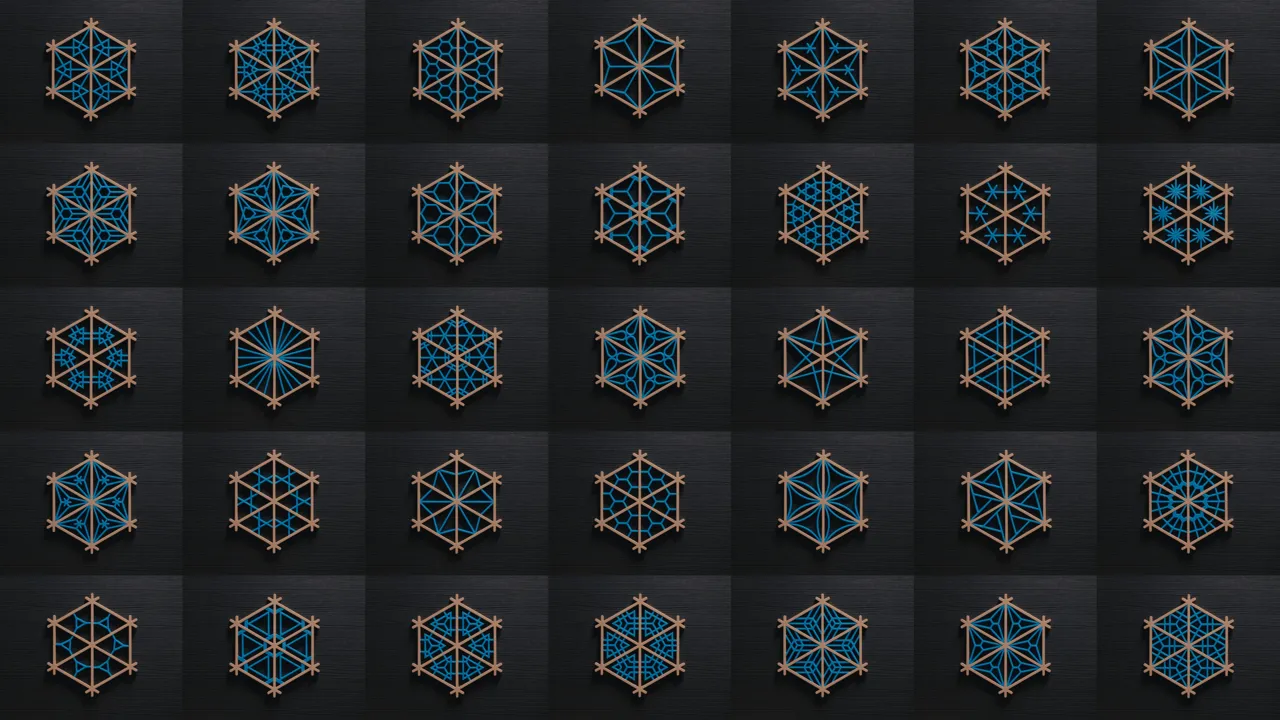 Kumiko Frame Creator (Parametric) view 3