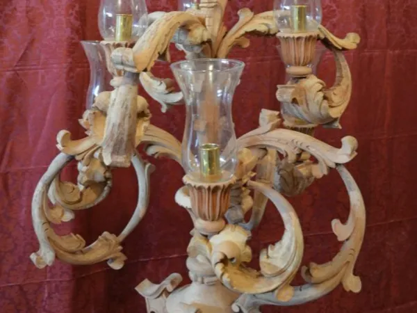 Candélabre pare-vent pour processions religieuses
