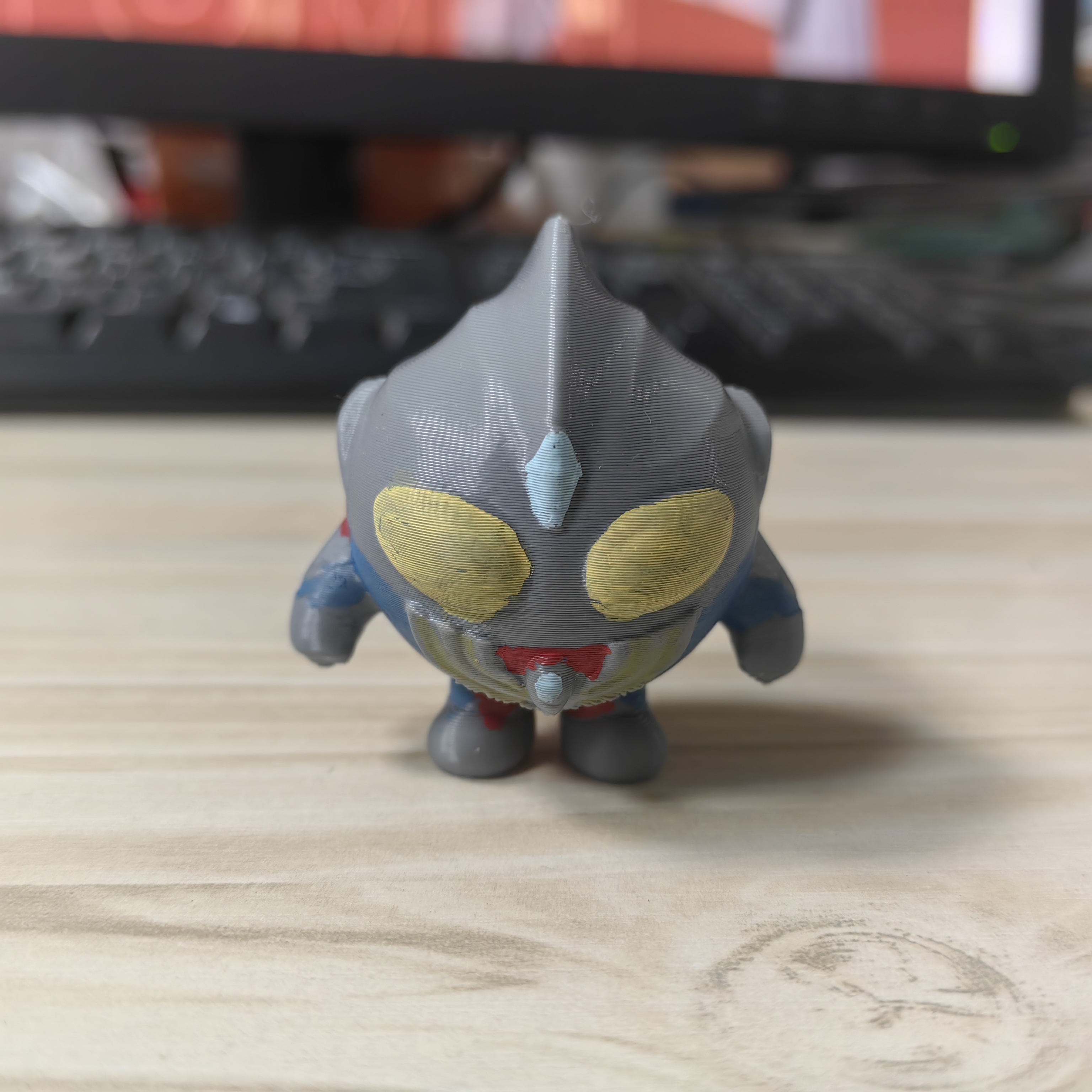 Miniatura 1 do modelo 3D Q版奥特曼，奥特曼蛋仔系列