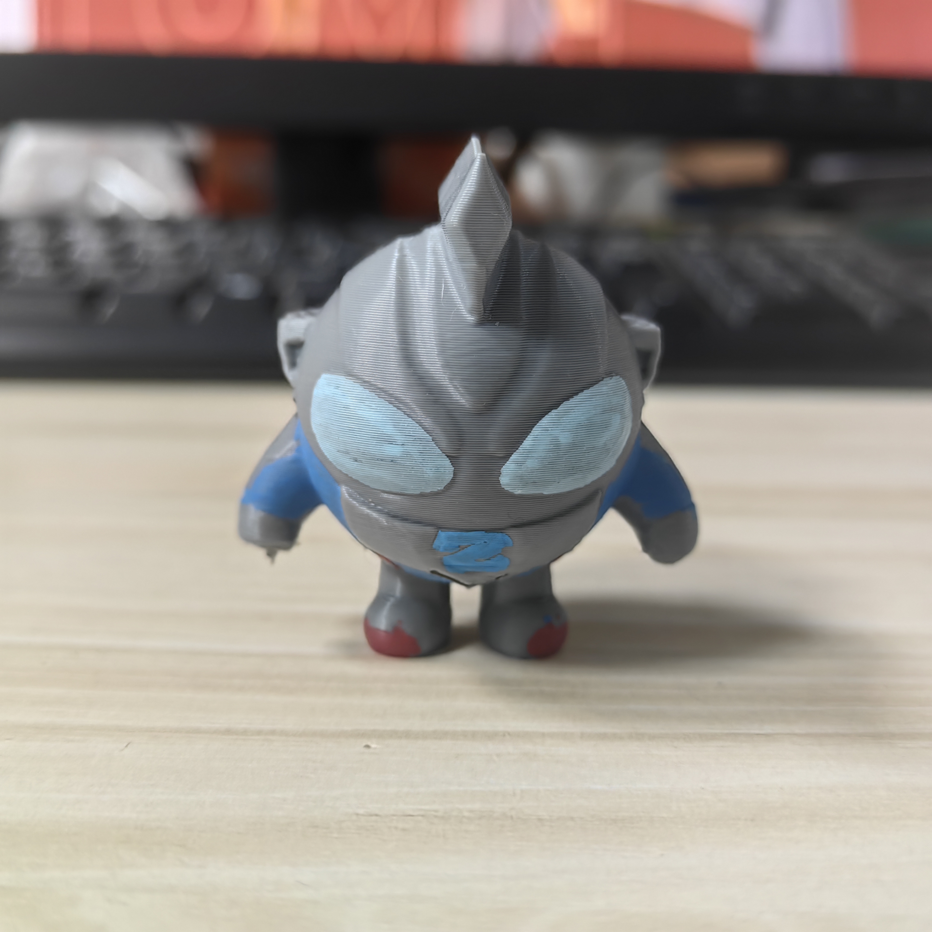 Miniatura 4 do modelo 3D Q版奥特曼，奥特曼蛋仔系列