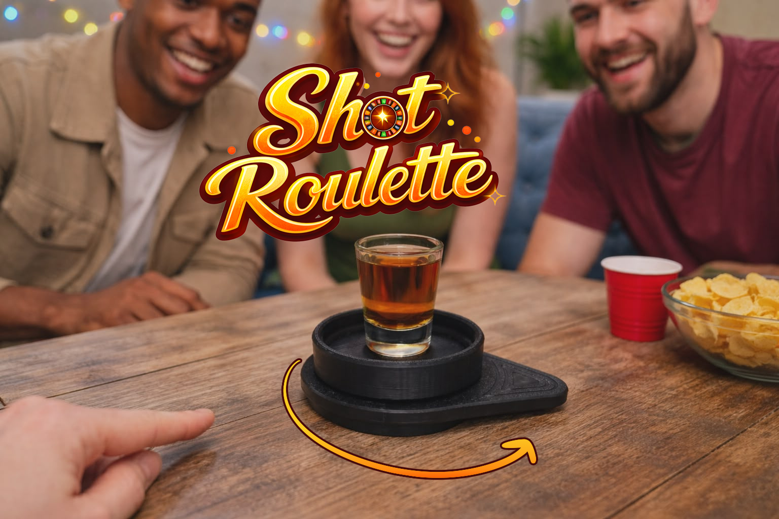 Miniatura 2 do modelo 3D Shot Roulette - Compact Drinking Game