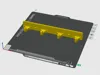 PLA, 0.2mm layer, 2 walls, 15% infill, brim