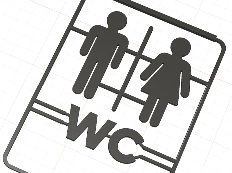 wc door sign