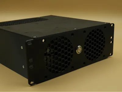 2U 10" Rack Server Case Mini-ITX FlexATX PSU