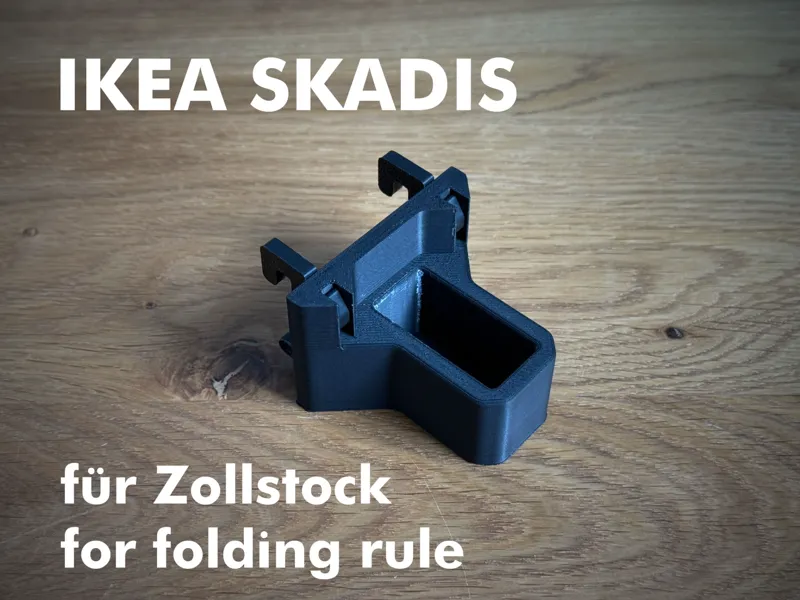 IKEA Skadis | Halter für Gliedermaßstab