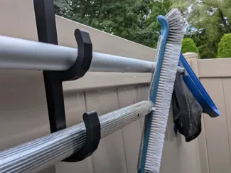 Fence Hook for Pool Poles – No Screws, No Damage