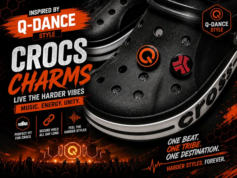 Harder Styles Crocs Charm One Beat. One Tribe.