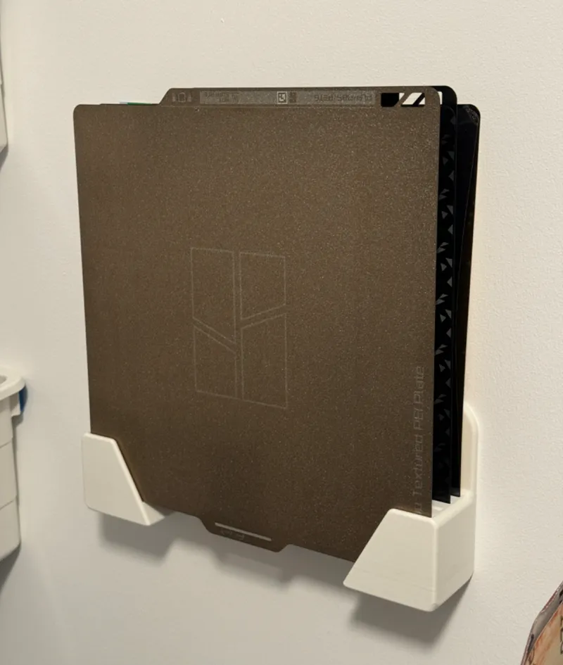 Wall Mountable 256mm Build Plate Holder