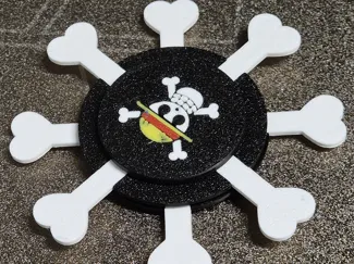 OnePiece Manga-Anime "jolly roger" fidget spinner