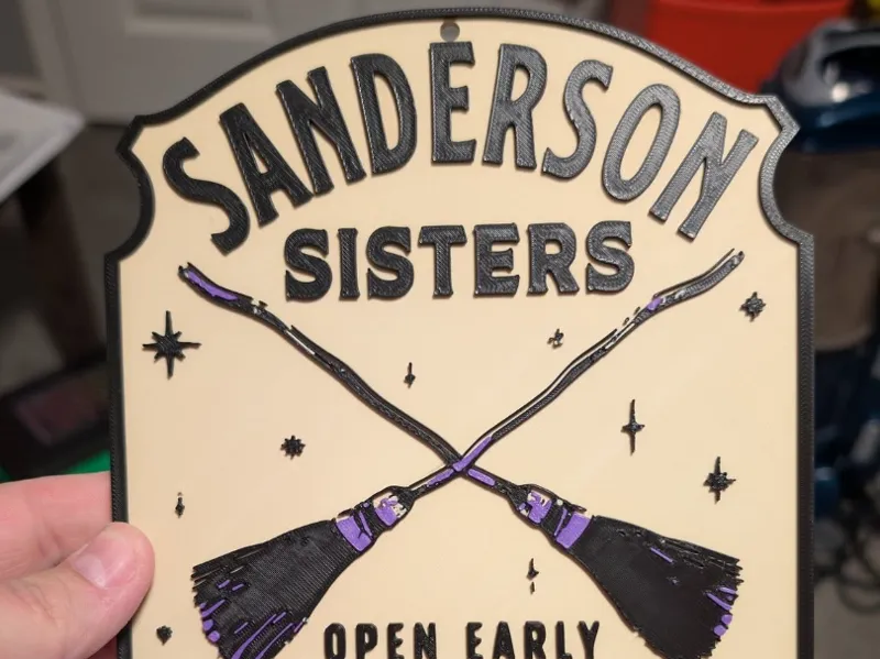 Sanderson Sisters Broom Company wall art 