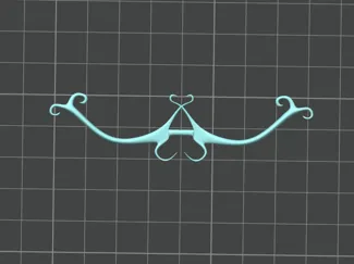 Cupid themed Bow for Monster High Doll (V2)