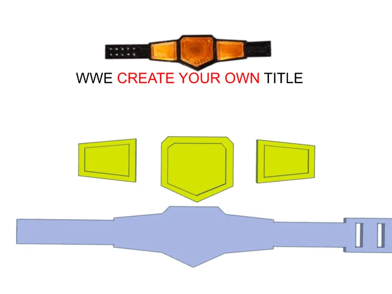 WWE ACTION FIGURE CREATE YOUR OWN TITLE