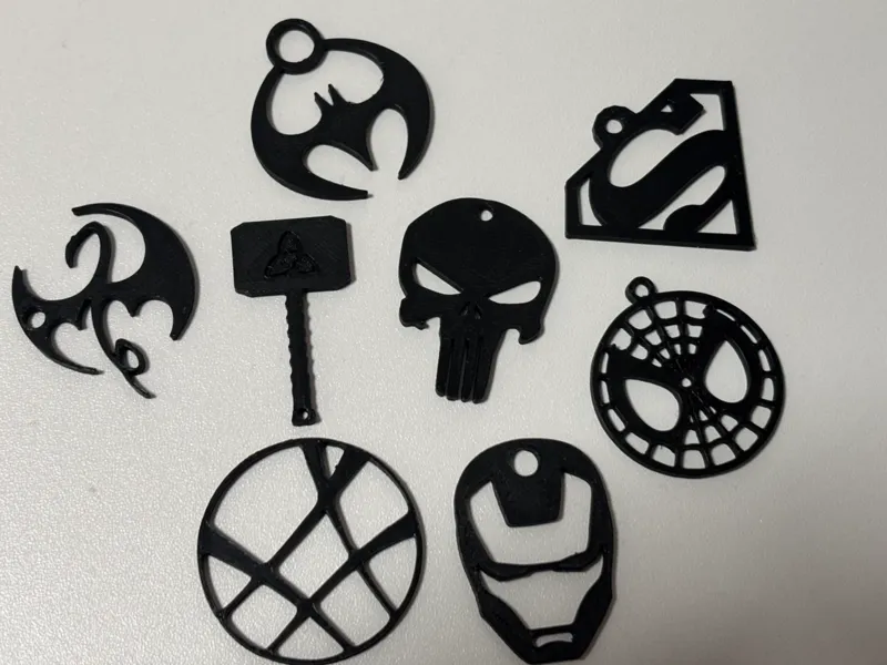 Pocket Heroes – 3D Printable Superhero Keychains