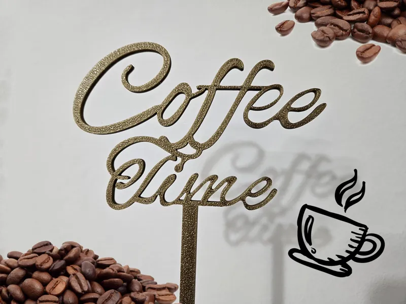 Coffe Time Topper