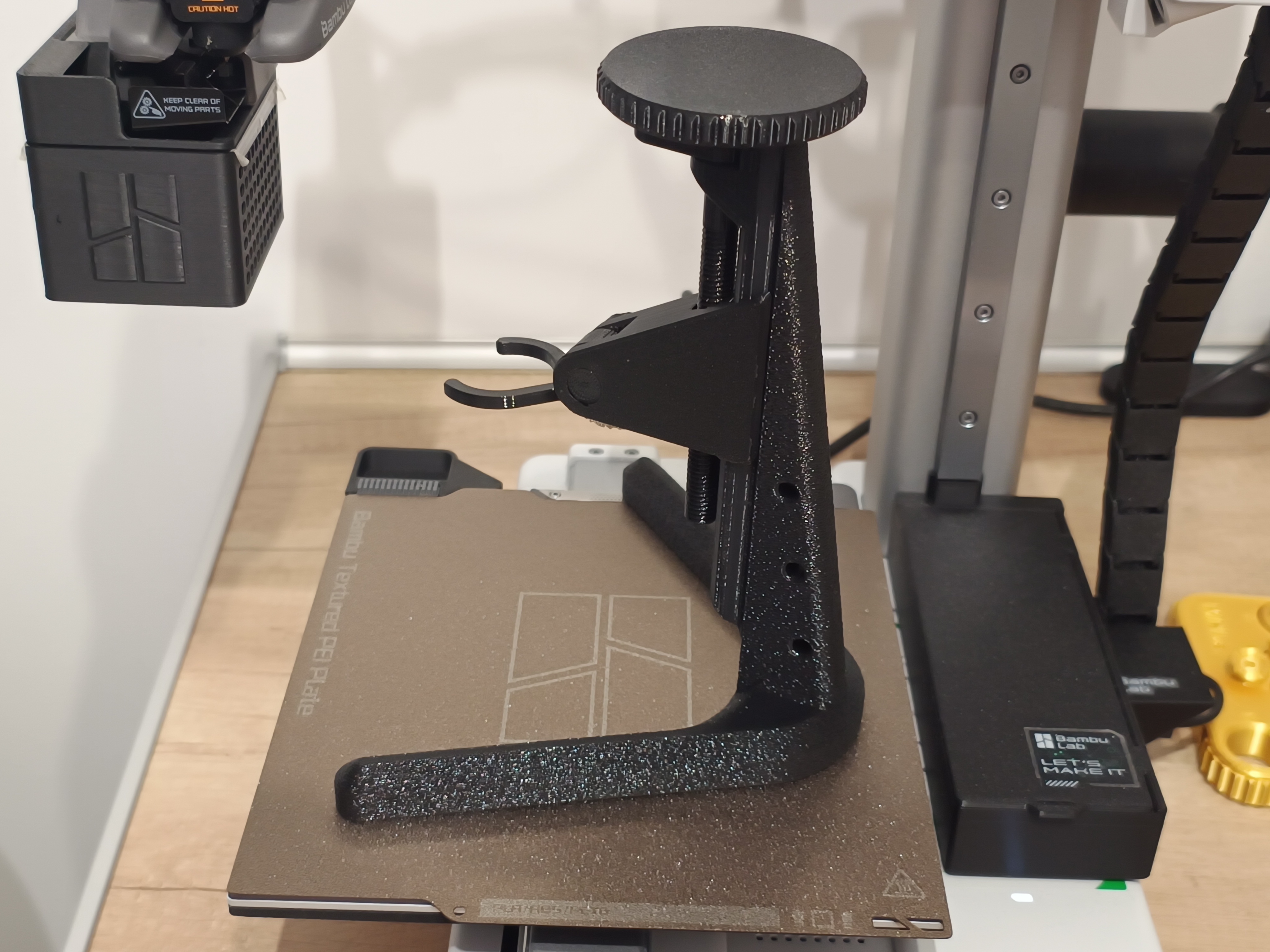 Miniatura 5 do modelo 3D USB microscope stand with screw adjustment
