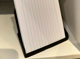 A6 Flyer Display vertical