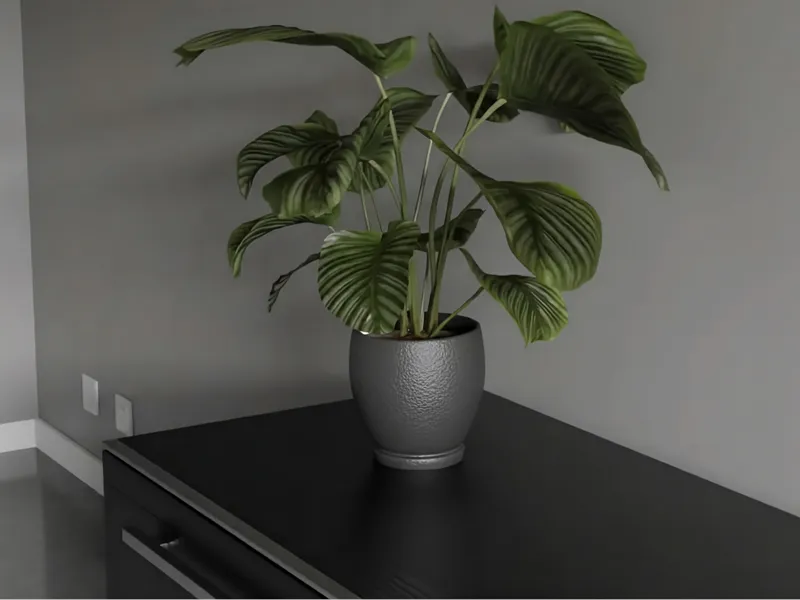 Rustic flower pot