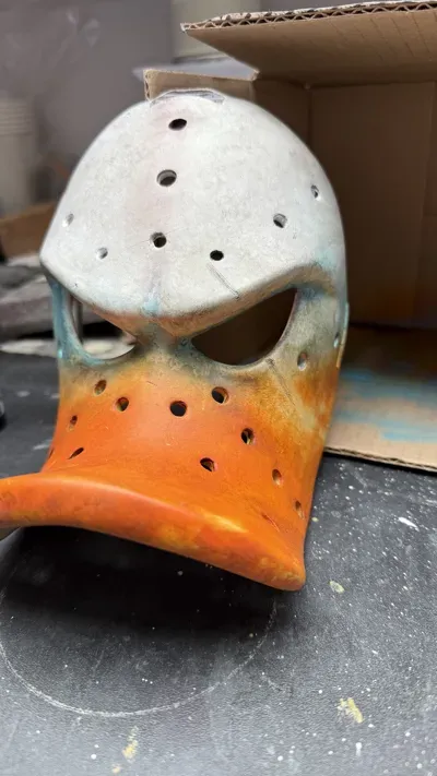 anaheim duck mask halloween hockey Mighty Ducks view 2
