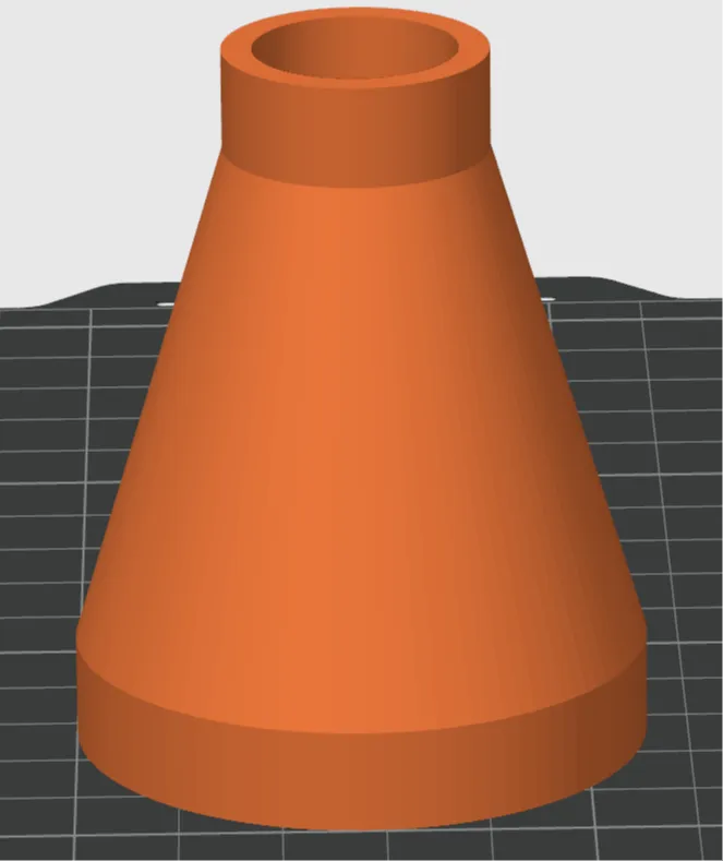 Parametric tube/pipe reduction or funnel