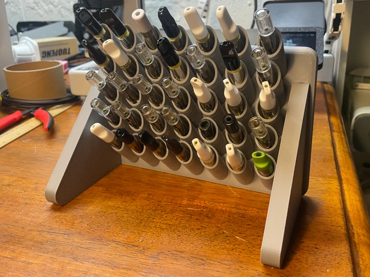 Présentoir mural pour cartouches de vape