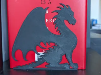 Dragon Bookstand Flat