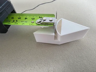 Right-angle tape measure adapter
