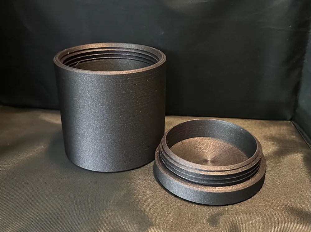 Example Cannister Large Heavy Walled 100 x 110mm Threaded Cannister by BATTCAVE - MakerWorld