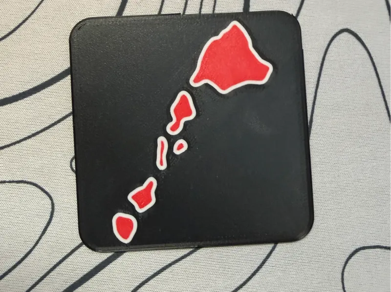 Hawaii State Trailer Hitch Cover