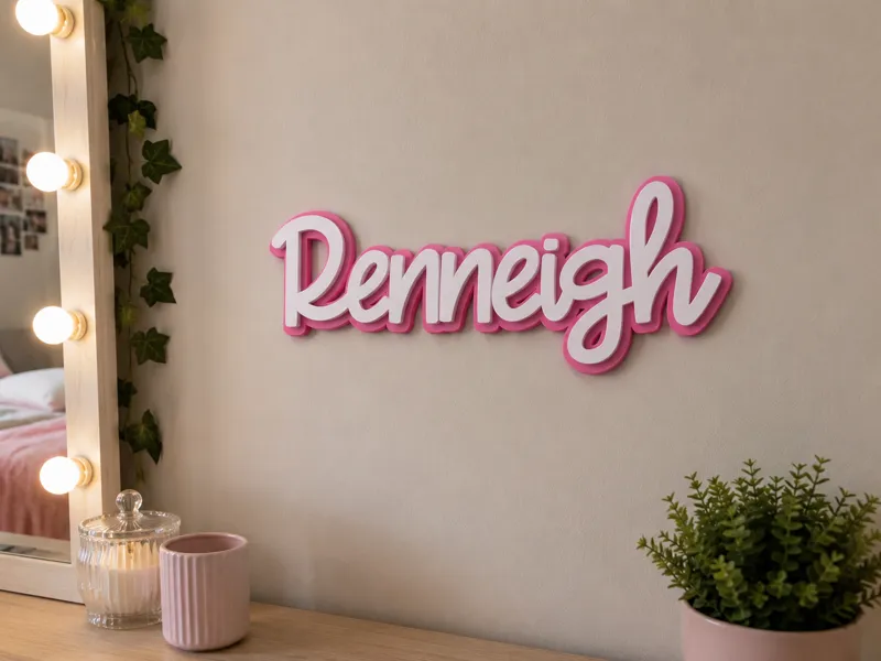 Custom 2-Layer Name Sign