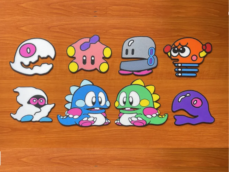 Bubble Bobble Characters 