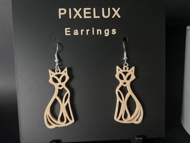 Minimalist Cat Earrings