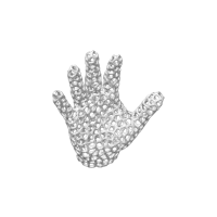 Main façon voronoi — photo 2