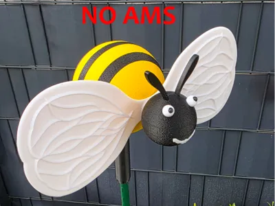 Bumblebee Plug-in Figure Flower Stake for Garden Balcony