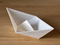 4 Papierschiffchen ohne Segel - 0.2mm layer, 2 walls, 15%